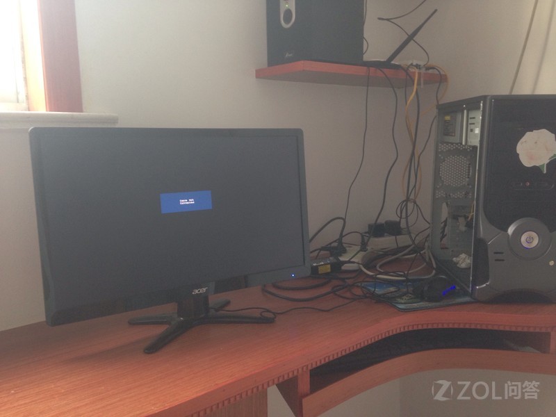 【为什么我开机了 显示器一直没信号?键盘也不